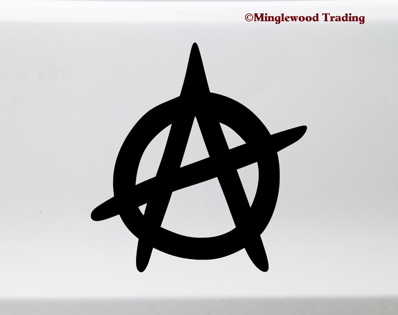 Anarchy Symbol Vinyl Sticker - Disorder Chaos - Die Cut Decal