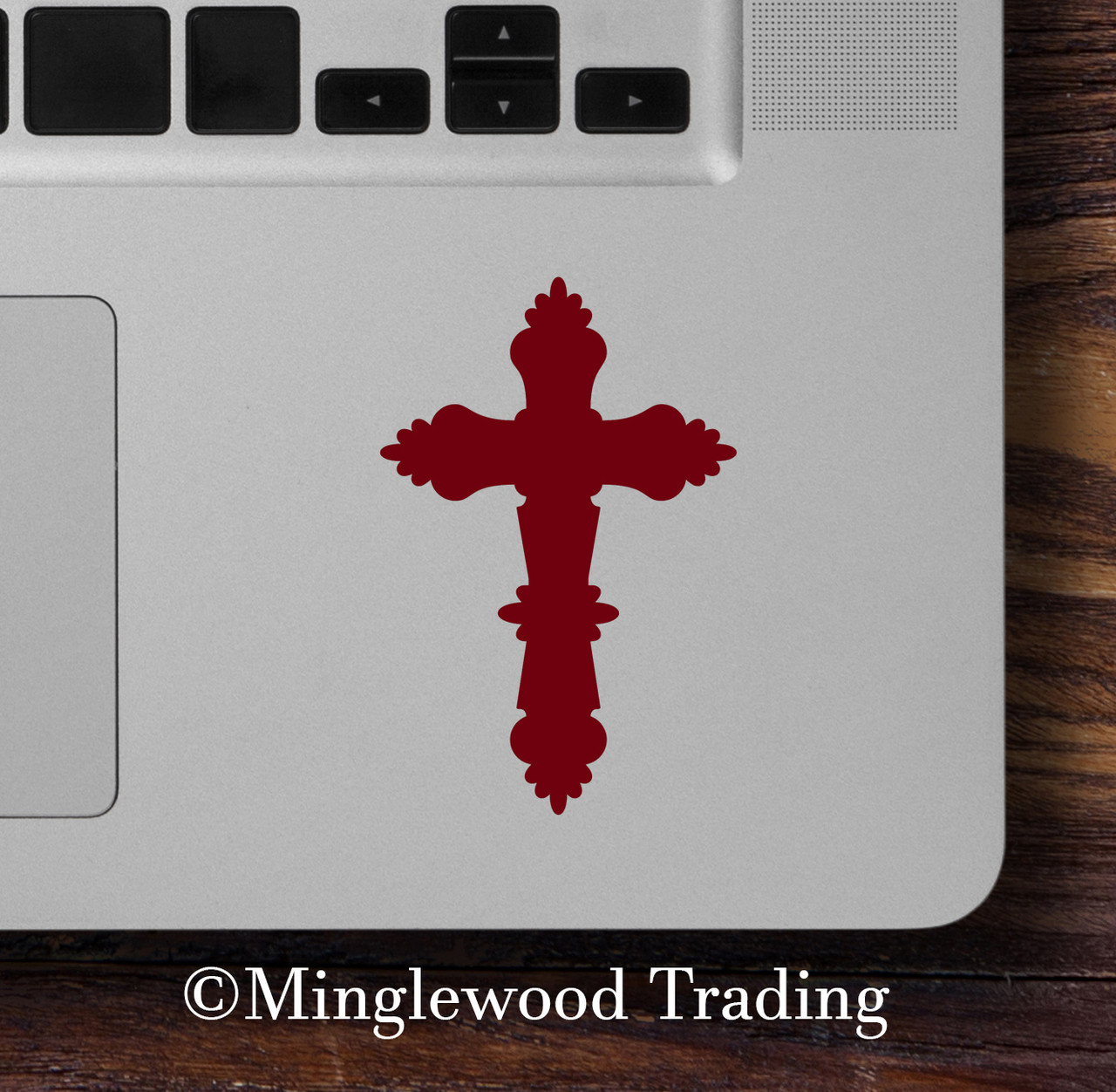 Crucifix Vinyl Decal - Cross Jesus Christ Christianity Crucifixion - Die Cut Decal