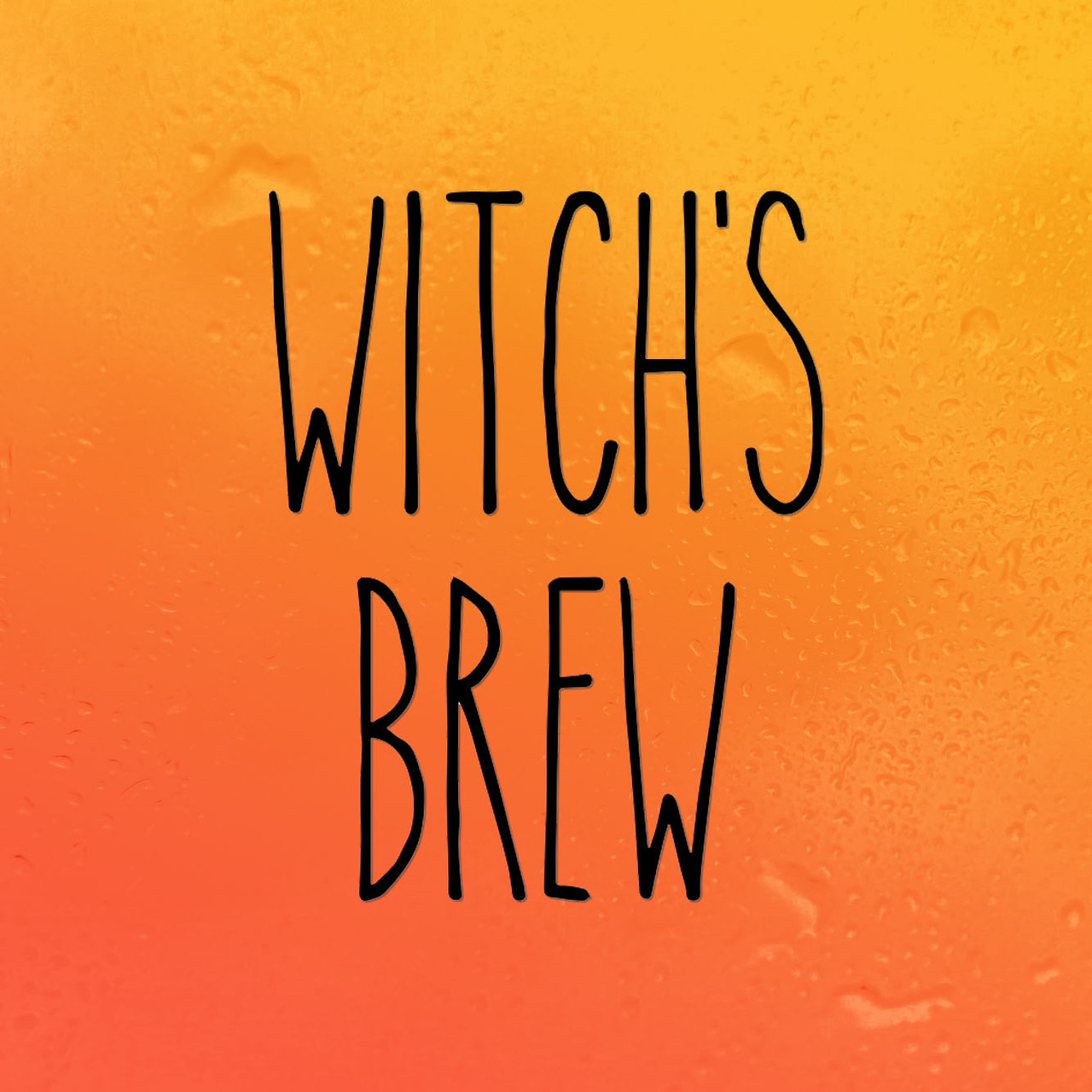 Witch's Brew Skinny Label | Custom Halloween Decal Sticker