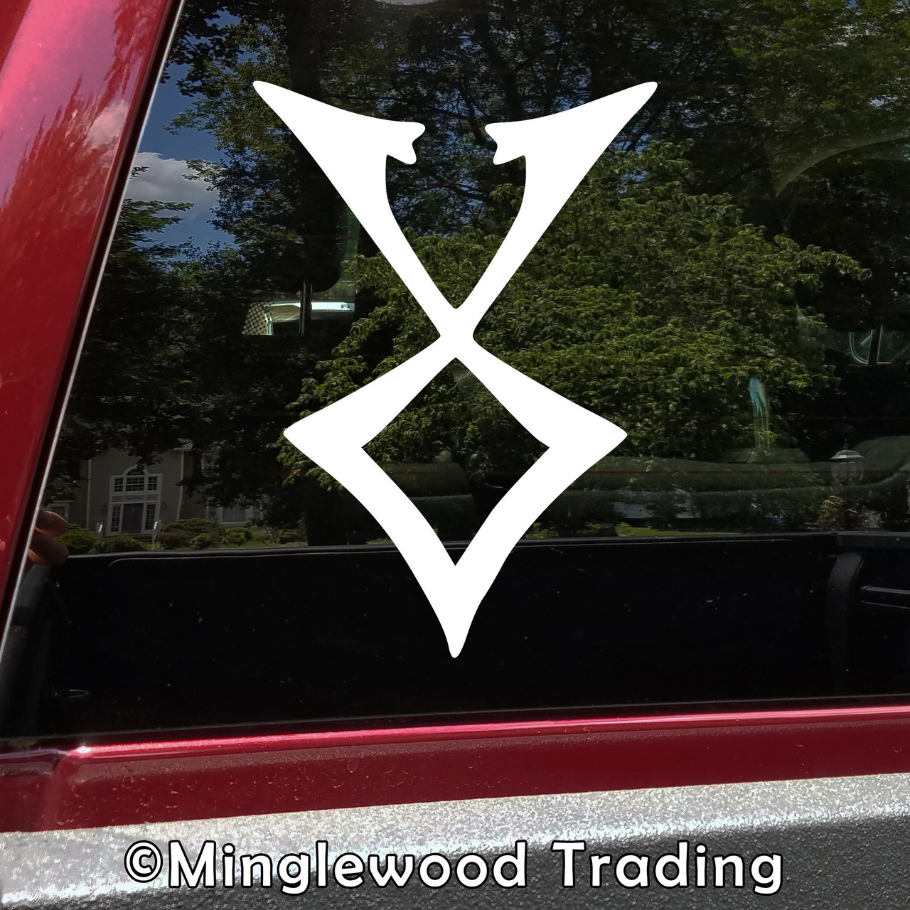 Fairy Protection Rune Vinyl Sticker - Faerie Magick Symbol - Die Cut Decal