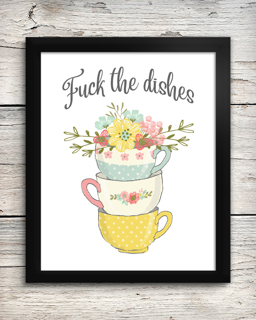 The Art of Tea Poster Art Print, Coffee & Tea Home Decor