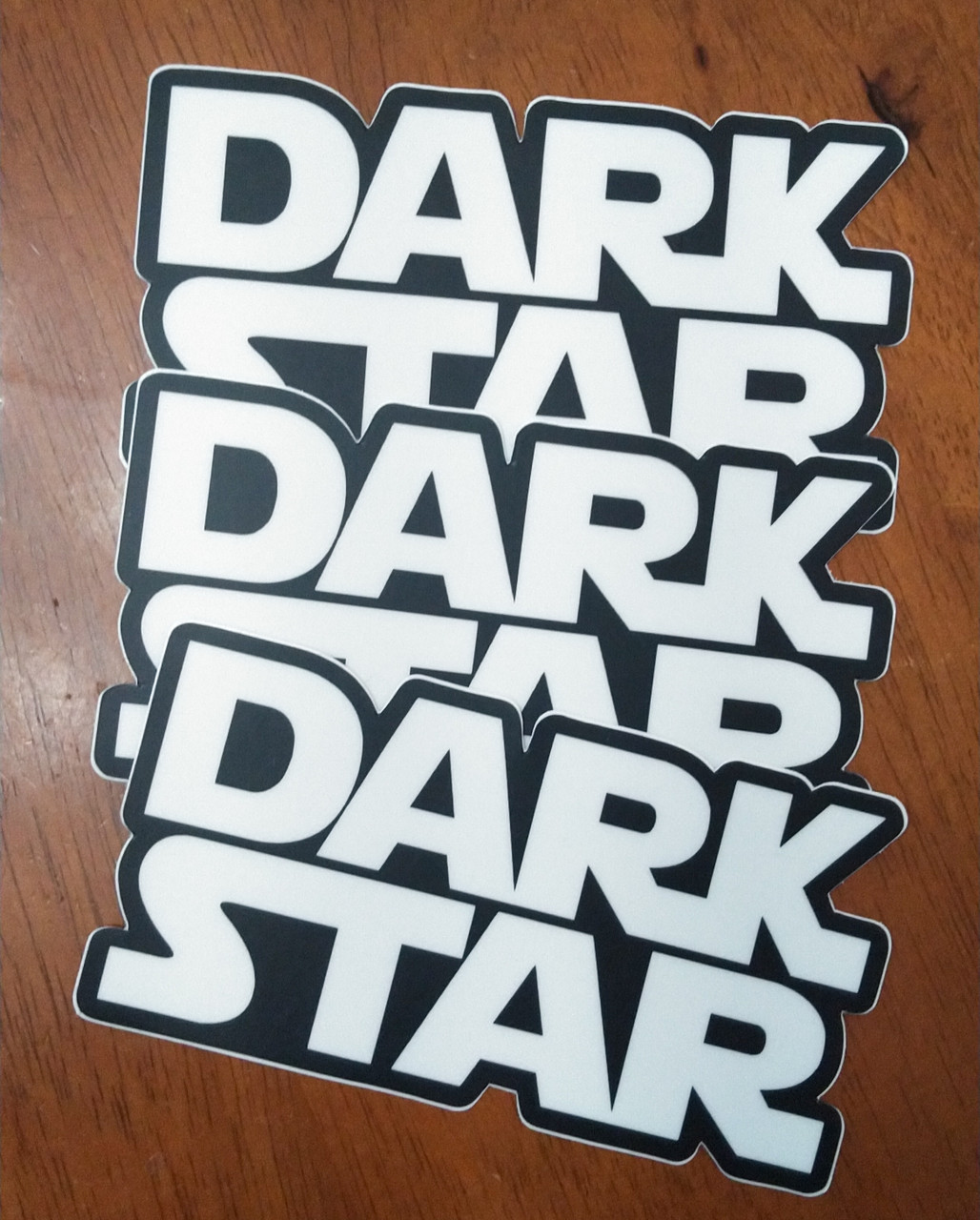 3-pack Dark Star 5" x 2.5" Die Cut Vinyl Decal Bumper Stickers - The Grateful Dead - Jerry Garcia 