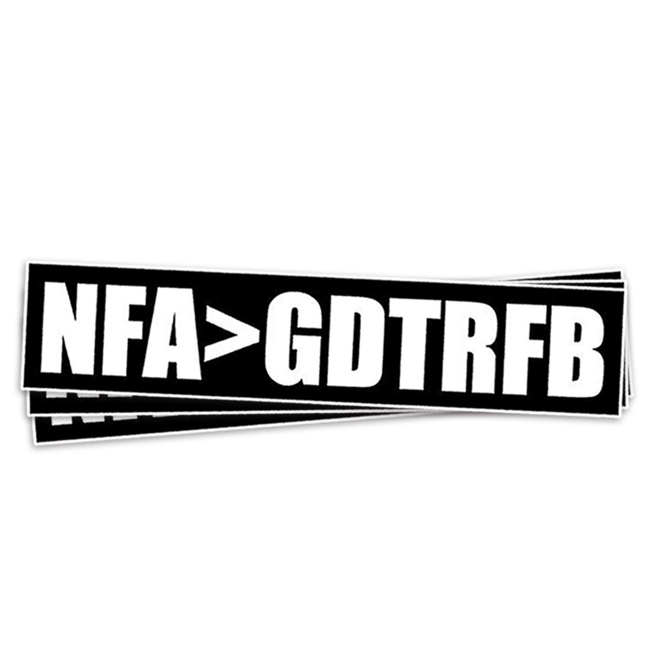 3-pack GDTRFB | 5.5" x 2" Die Cut Stickers