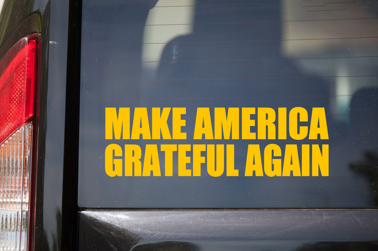 Make America Grateful Again Vinyl Decal - MAGA The Grateful Dead Jerry Garcia - Die Cut Sticker