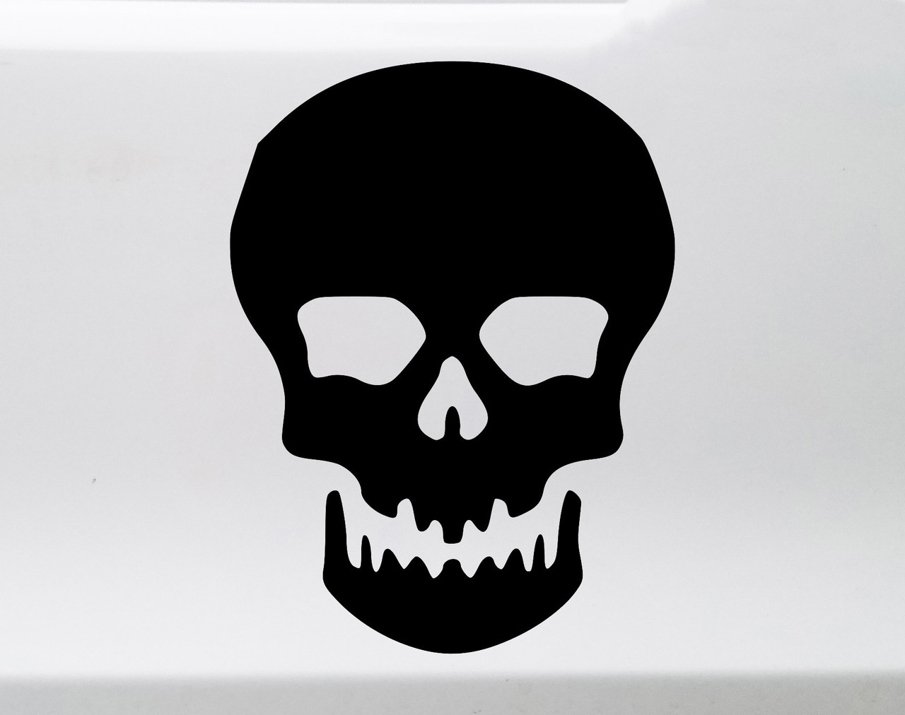 Skull Vinyl Decal V1 - Skeleton Spooky Halloween - Die Cut Sticker