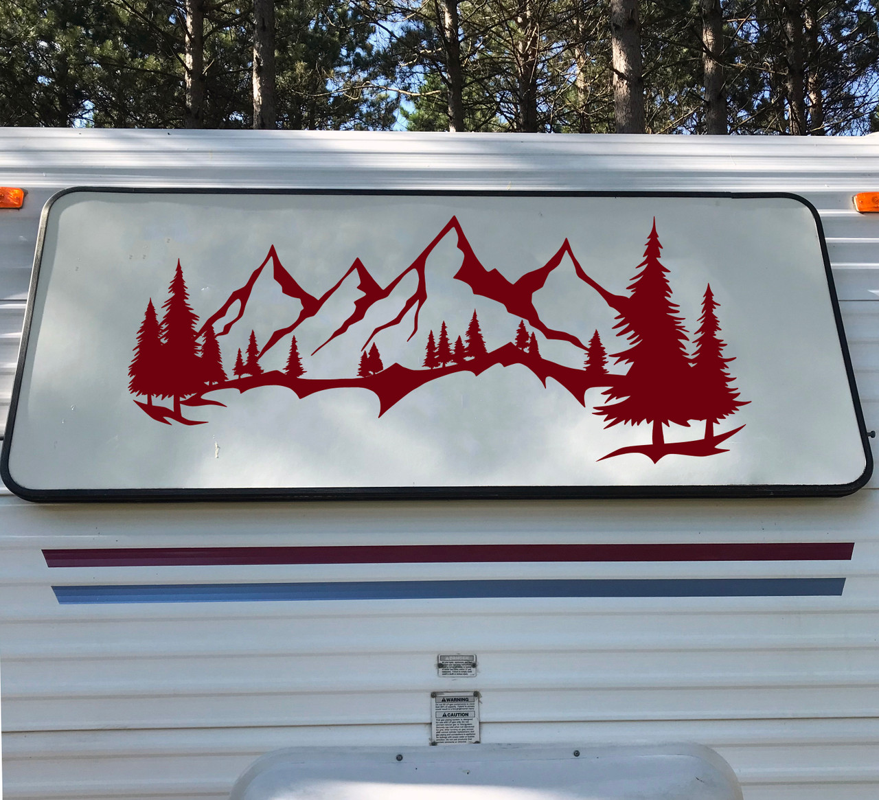 Mountain Forest Scene Vinyl Decal V14 - RV Graphics Camper - Die Cut Sticker
Mountain Forest Scene Vinyl Decal V14 - RV Graphics Camper - Die Cut Sticker