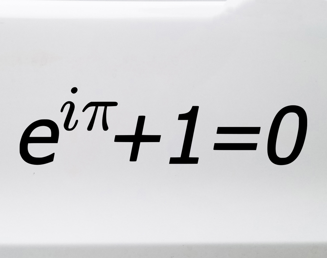 Euler's Identity Formula Vinyl Decal - Mathematic Equation - Die Cut Decal
