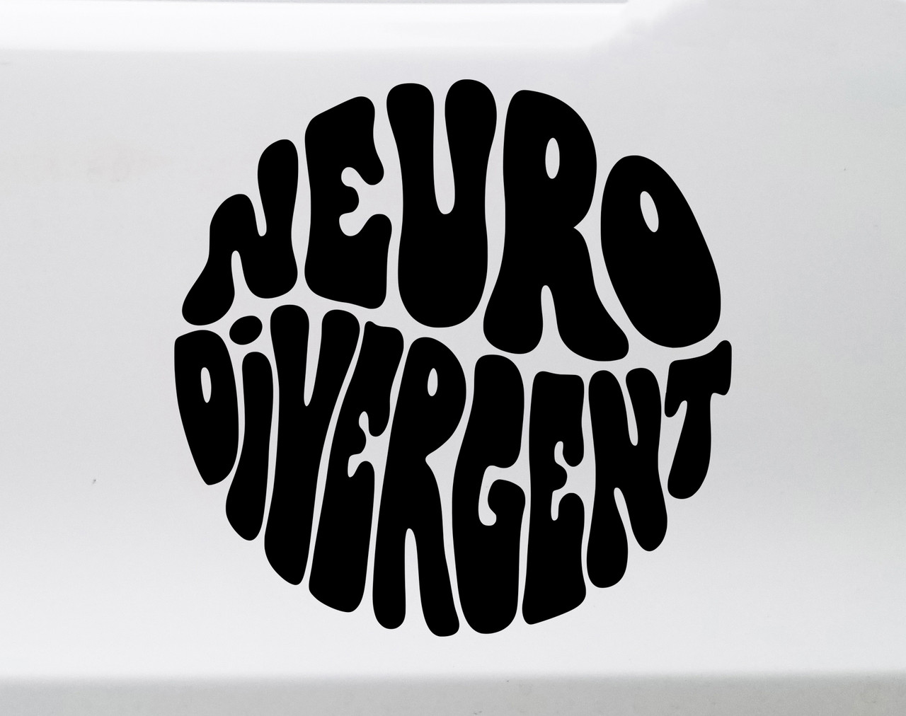 Neurodivergent Vinyl Decal - Neurodiversity ND Autism ADHD - Die Cut Sticker
