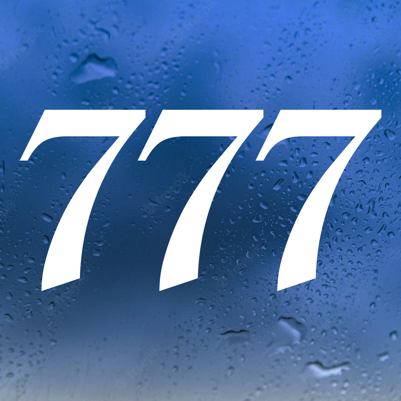 777 Angel Number Vinyl Decal V1 - Luck Spiritual Guardian - Die