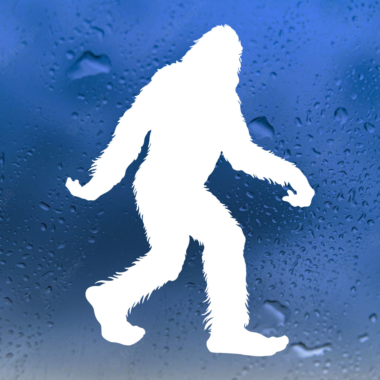 Bigfoot Vinyl Decal V3 - Yeti Abonimable Snowman PNW Sasquatch Believe - Die Cut Sticker