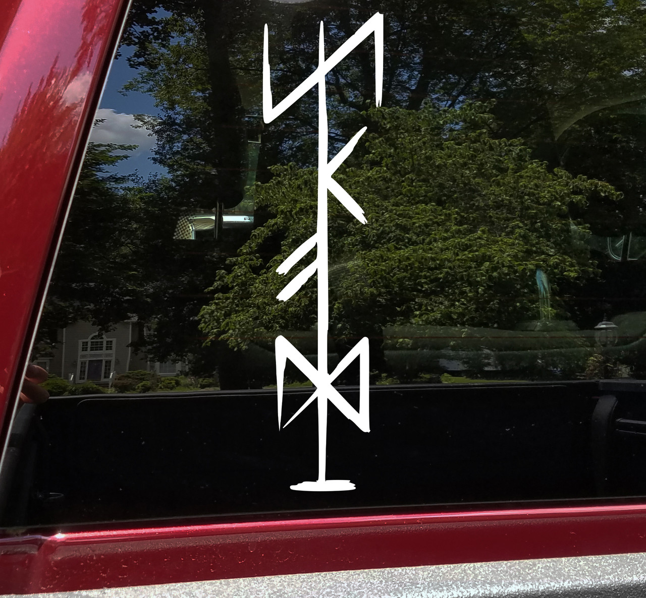 Skadi Bindrune Vinyl Decal - Viking Norse Goddess Rune - Die Cut Sticker