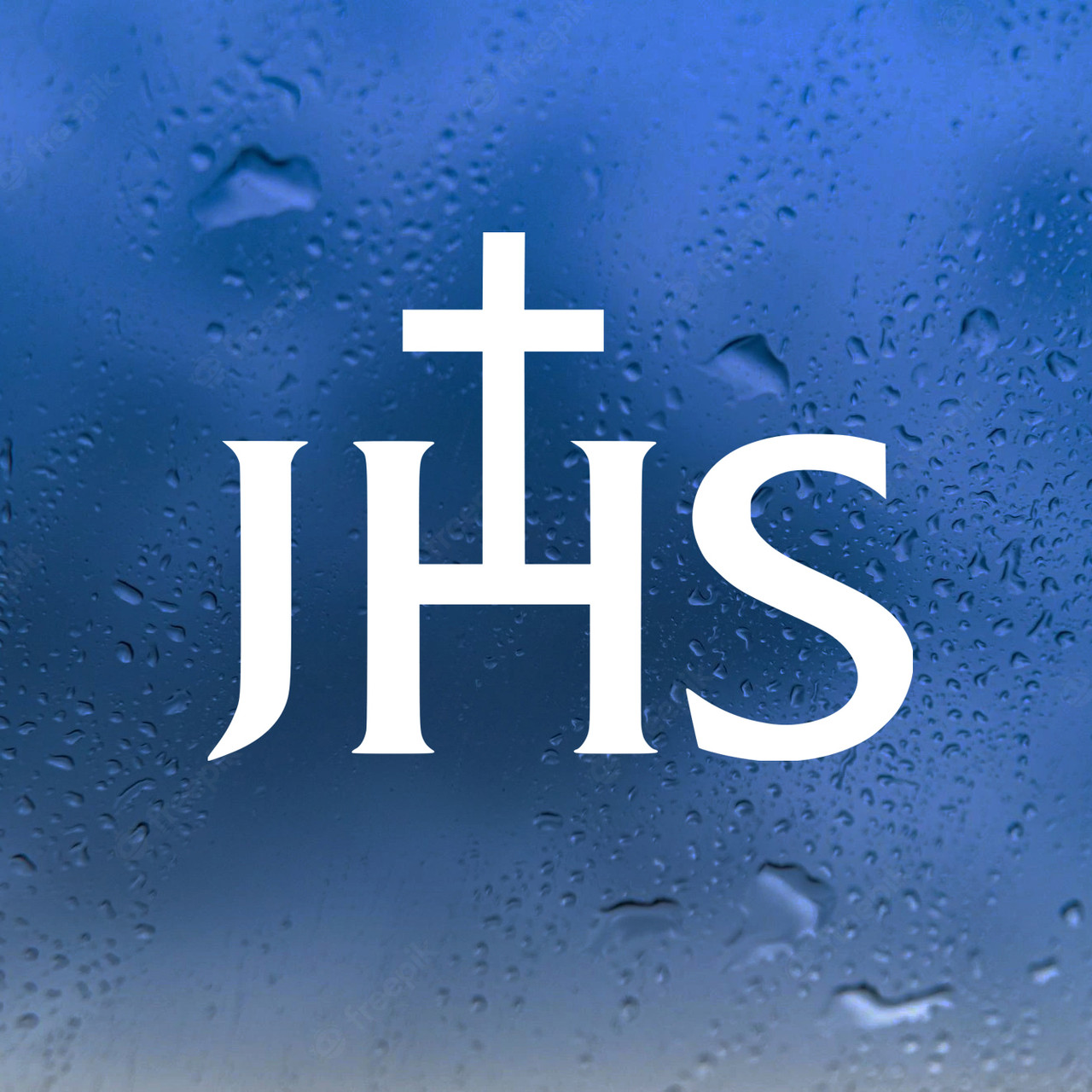 Jesus Savior of Mankind Vinyl Decal V1 | Christian Latin Jesus Hominum Salvator JHS | Die Cut Sticker