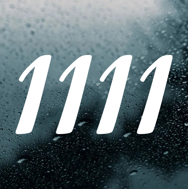 1111 Angel Number Vinyl Decal | Intuition Alignment Numerology