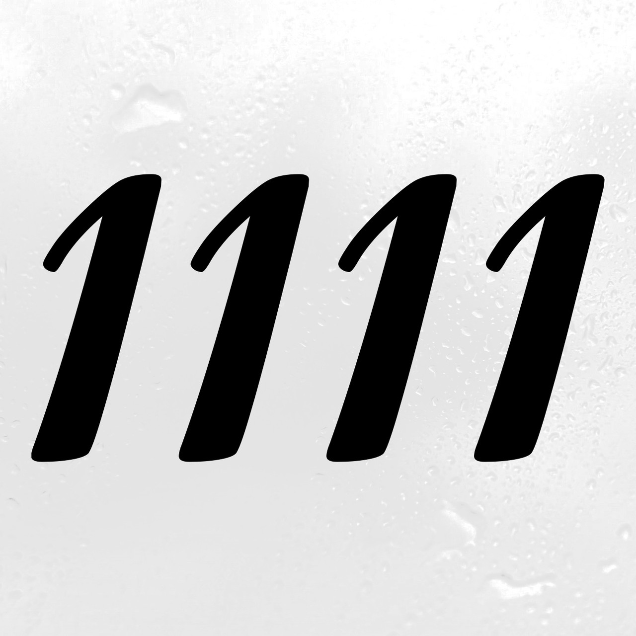 シール・ステッカー 1111 1111 Angel Number Vinyl Decal | Intuition Alignment Numerology