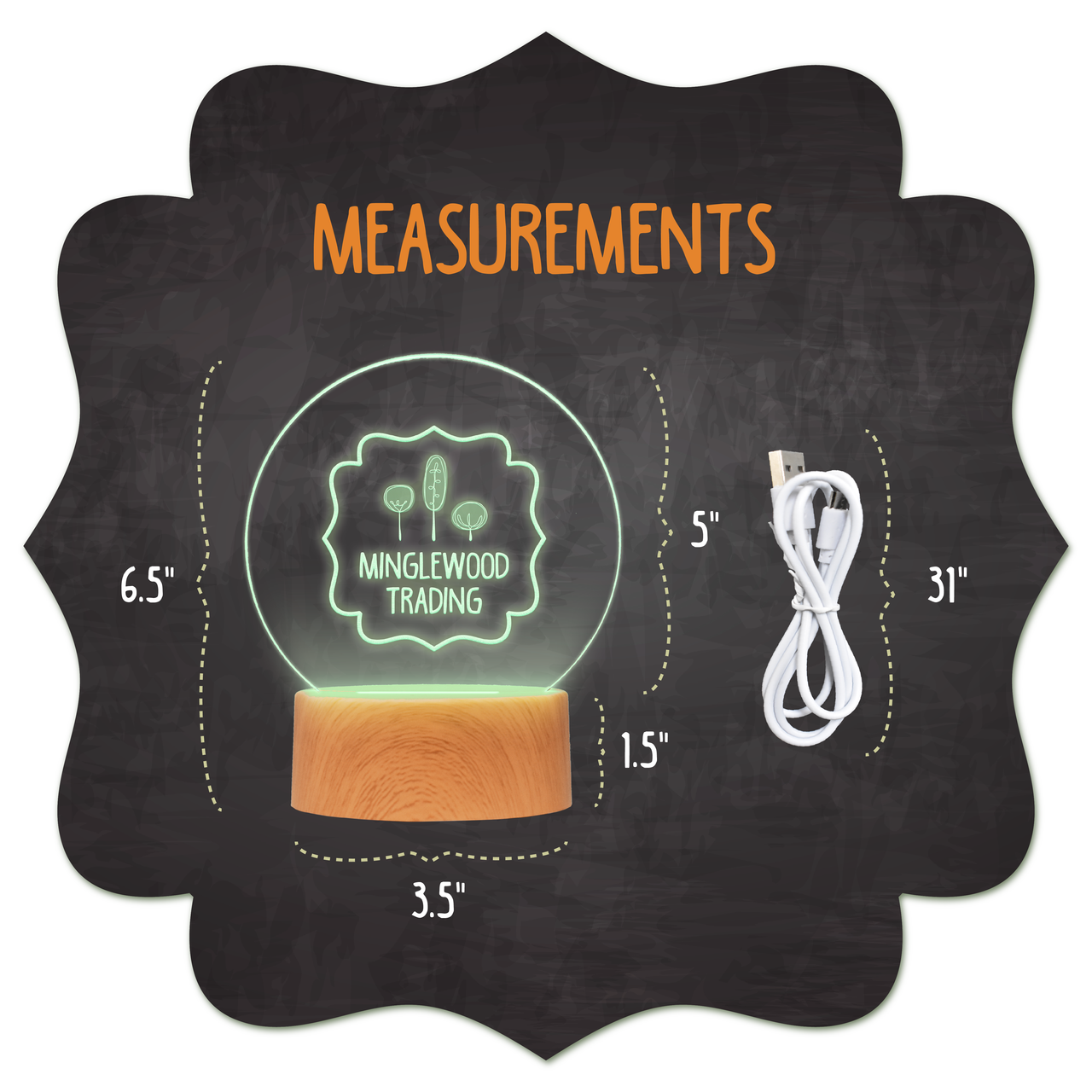 Sigil of Lilith LED Night Light – Occult Witchcraft Lamp