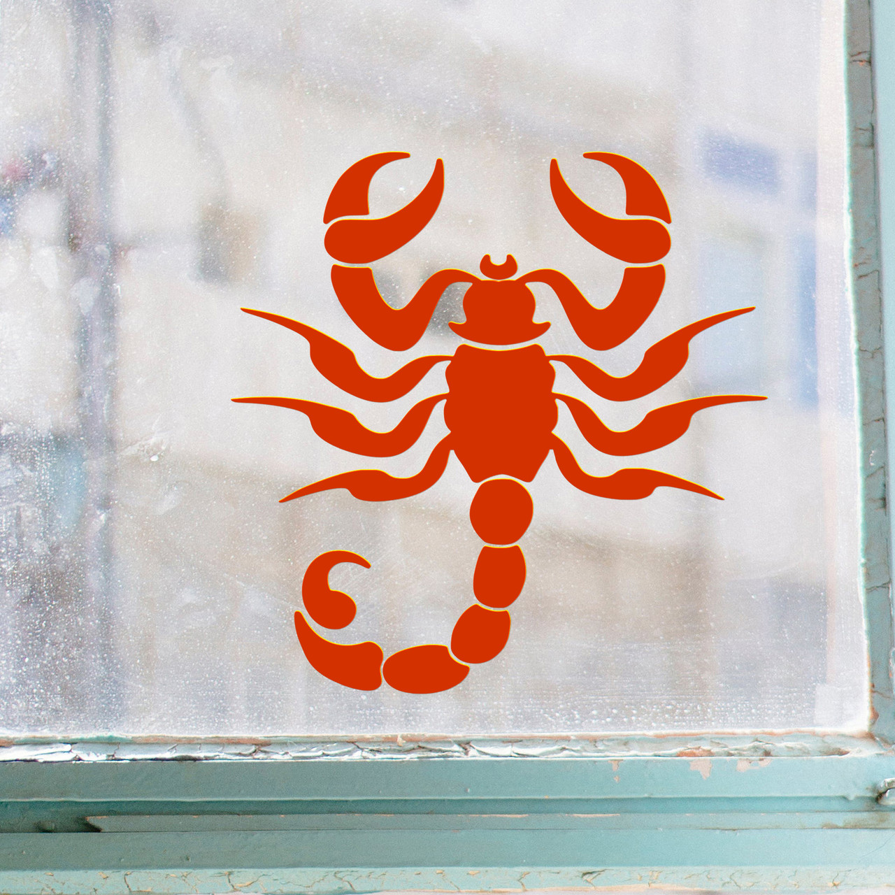 Scorpion V2 Vinyl Decal – Scorpio Zodiac Tribal Predator Sticker for Car, Truck, Laptop, Window