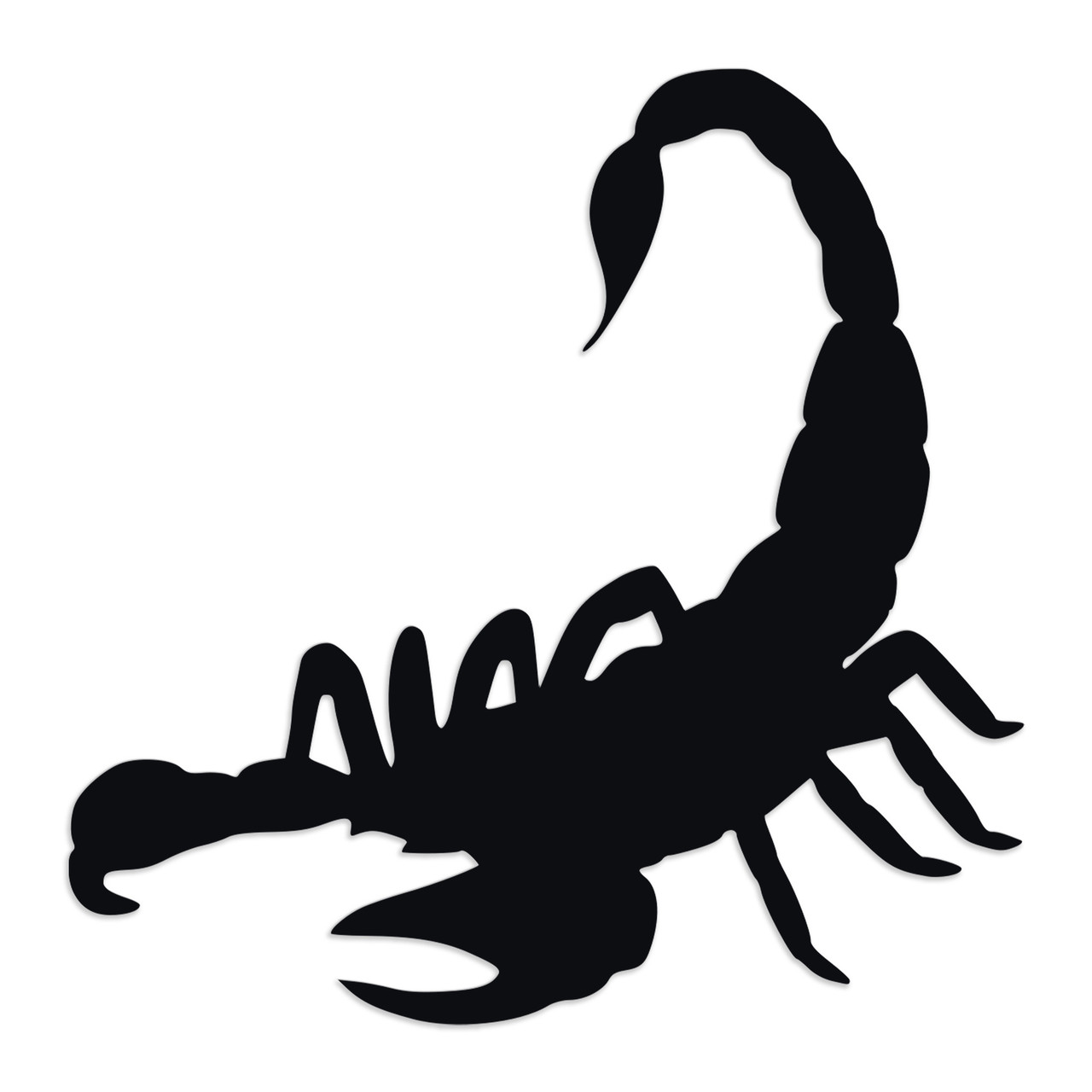 Scorpion Vinyl Decal – Scorpio Zodiac Tribal Predator Sticker for Car, Truck, Laptop, Window
