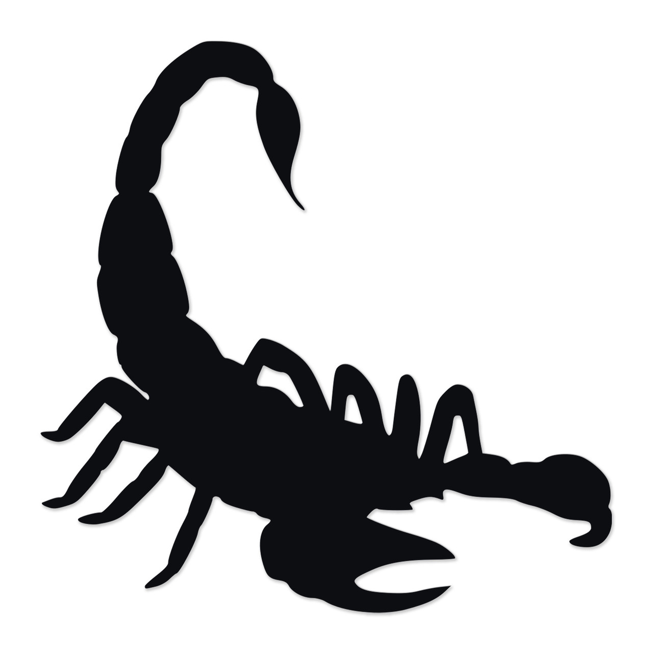 Scorpion Vinyl Decal – Scorpio Zodiac Tribal Predator Sticker for Car, Truck, Laptop, Window
