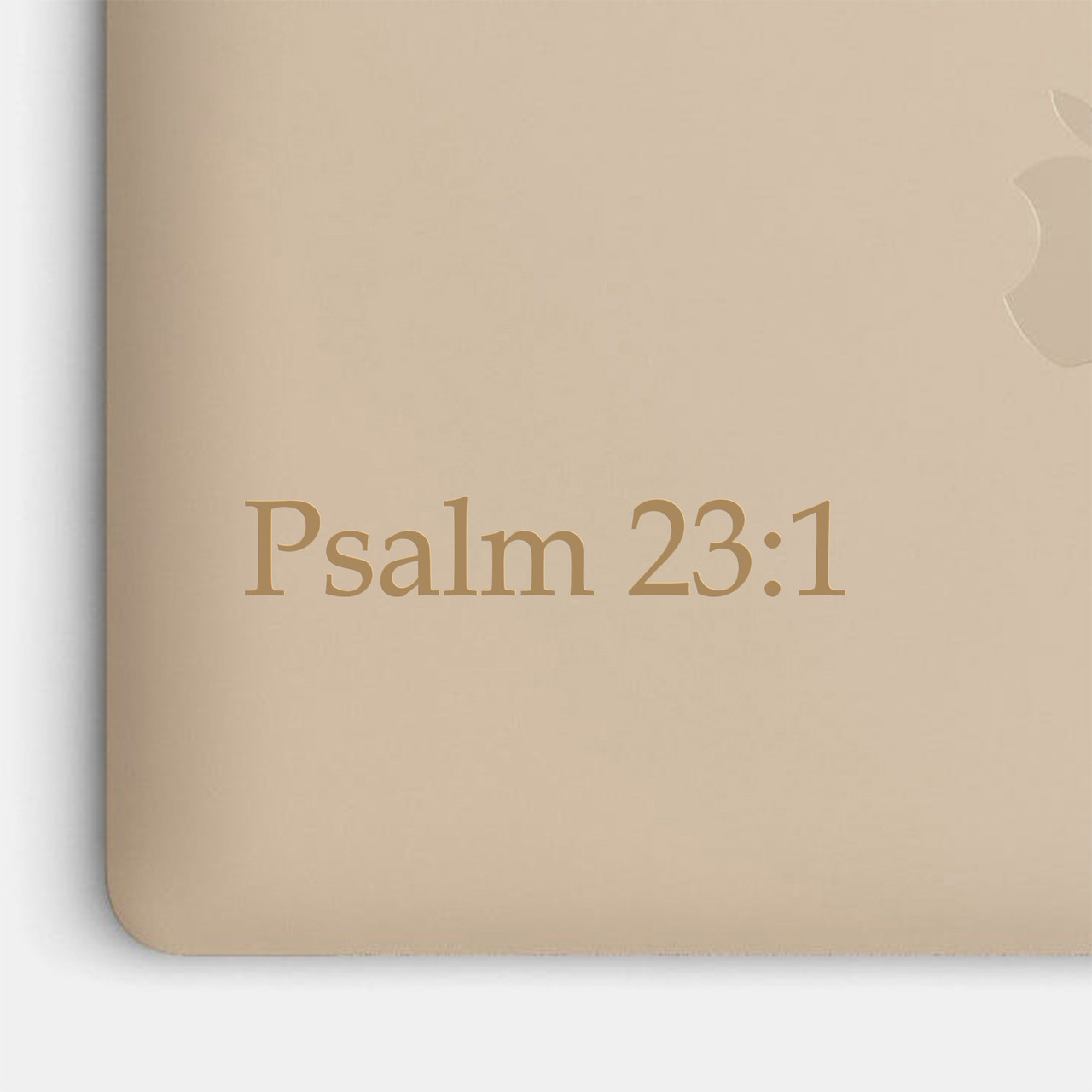 Psalm 23:1 Vinyl Decal Sticker – Bible Book Chapter Verse Reference – Christian Scripture Wall & Car Sticker