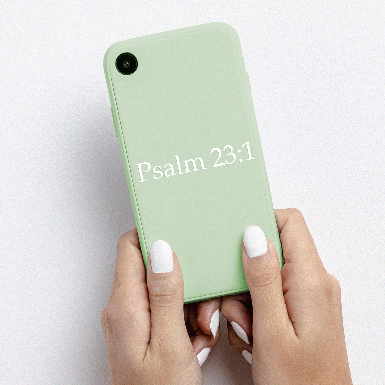 Psalm 23:1 Vinyl Decal Sticker – Bible Book Chapter Verse Reference – Christian Scripture Wall & Car Sticker