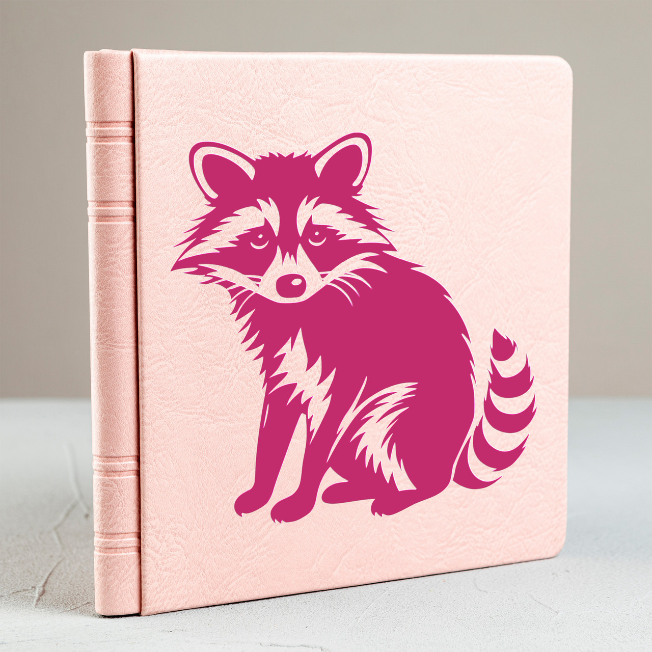 Raccoon Sitting Vinyl Decal Sticker – Woodland Animal – Forest Wildlife Car Window Laptop Décor