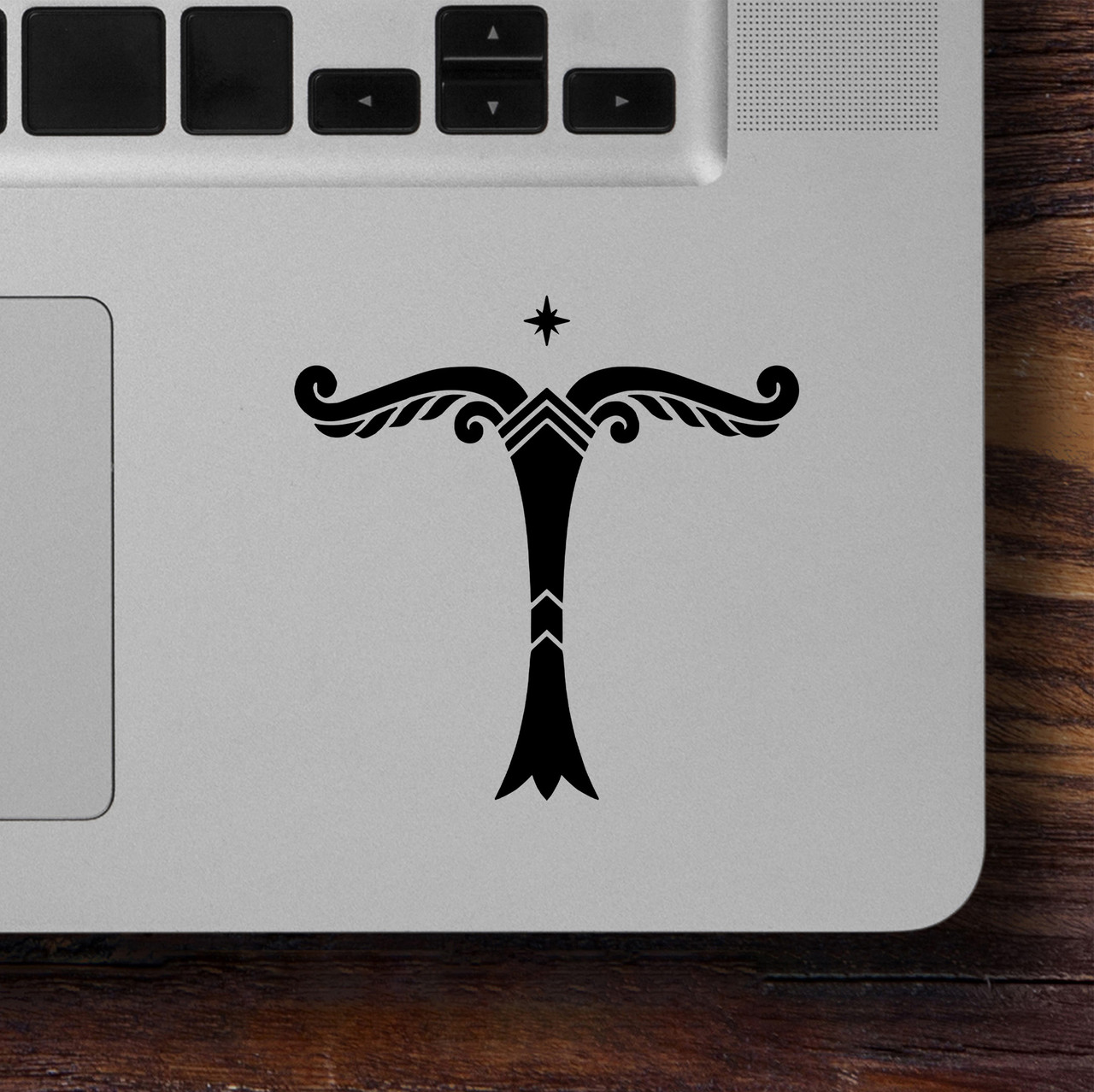 Irminsul pagan symbol vinyl decal in ancient Germanic Saxon silhouette design