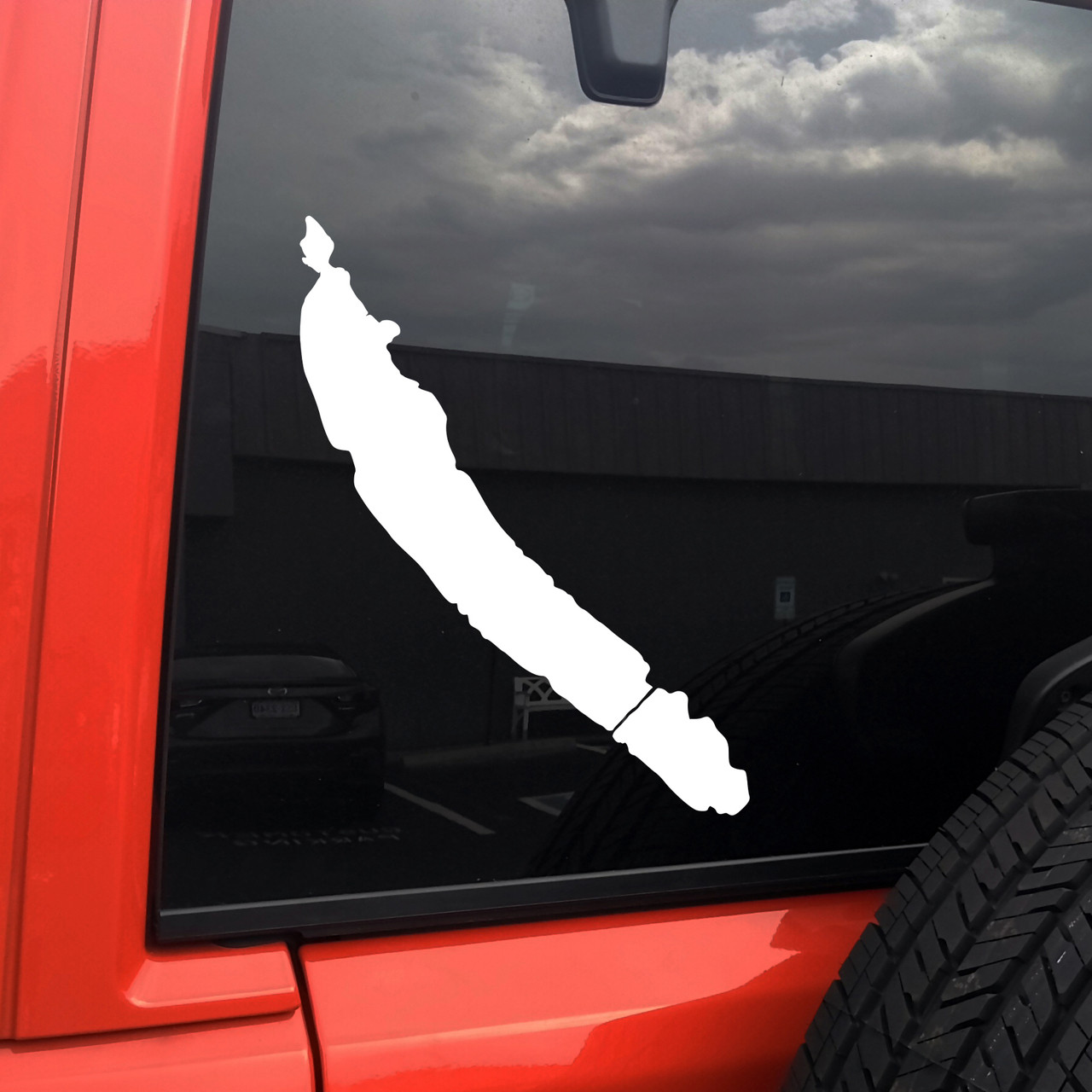 Otisco Lake vinyl sticker decal with clean lake life design inspired by the Finger Lakes