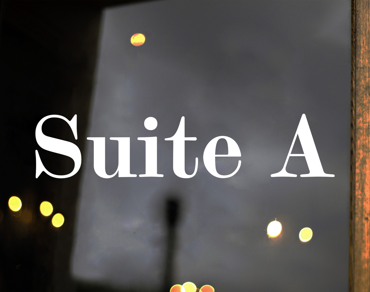 Elegant Scotch Modern serif HOA mailbox address numbers vinyl sticker decal waterproof sizes 1 to 10 inches maximum 12 characters