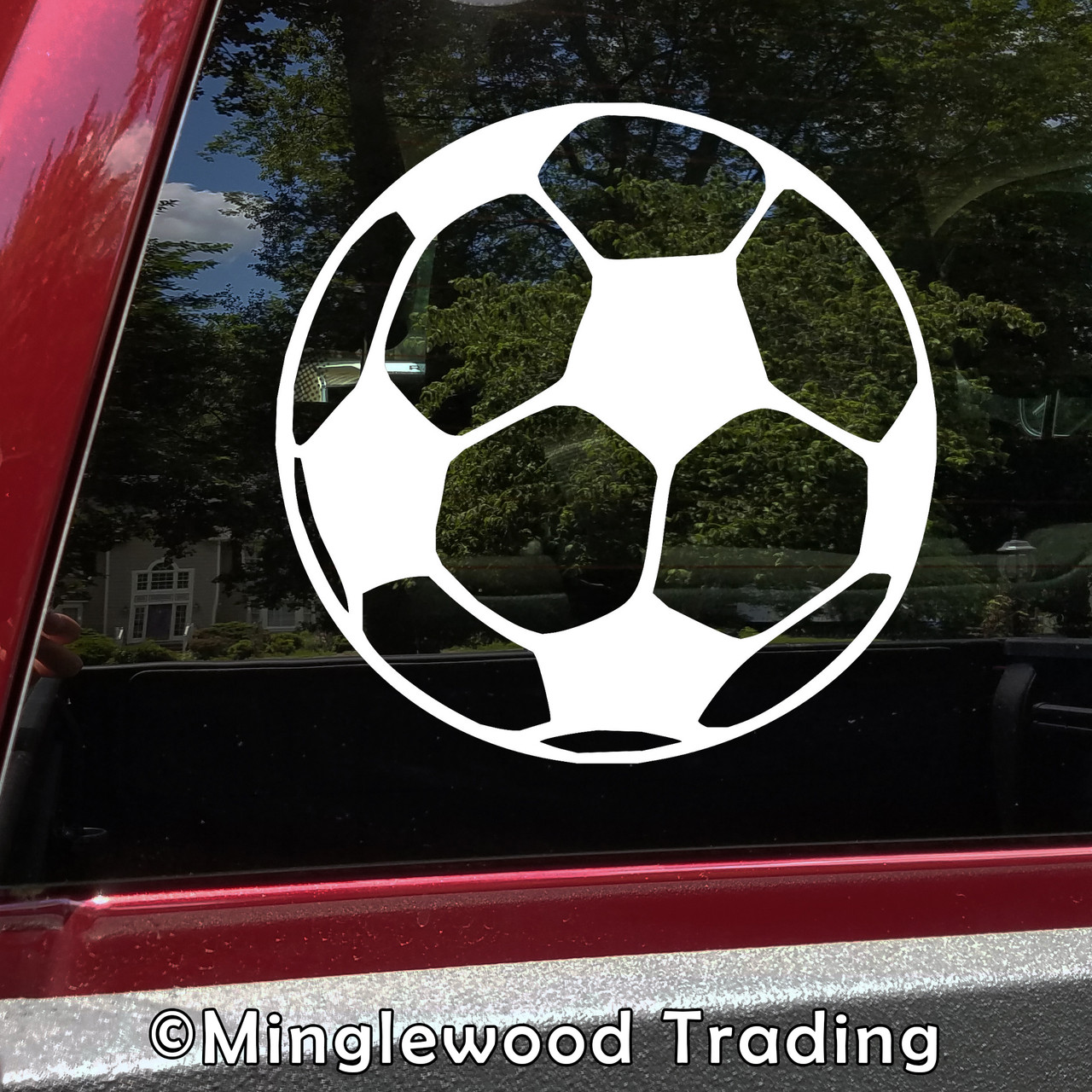 SOCCER BALL Vinyl Sticker - Futbol FIFA Football Pitch Goalkeeper Striker - Die Cut Decal