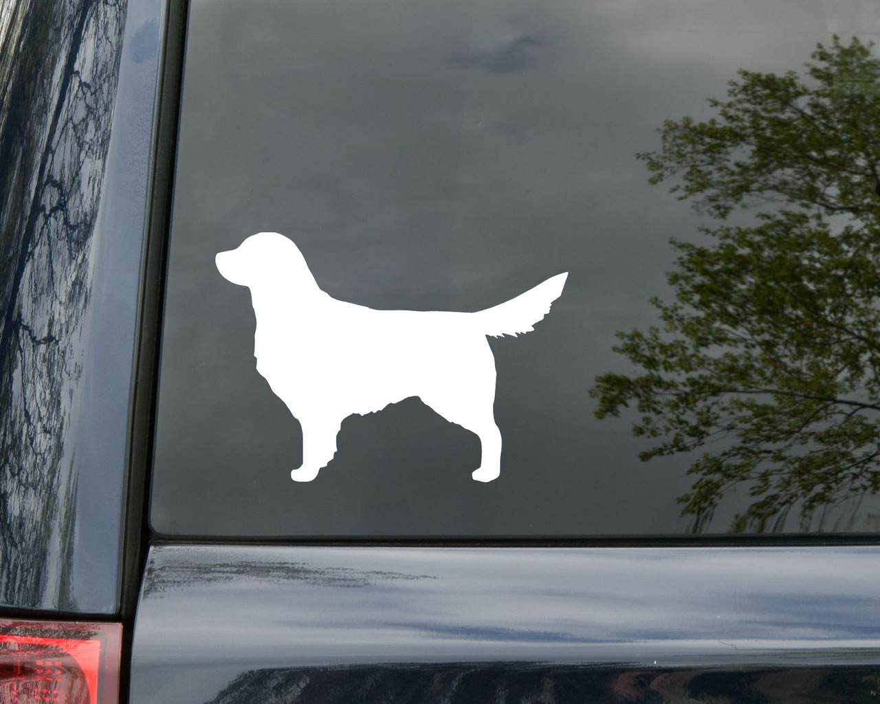 Golden Retriever Dog Vinyl Decal Sticker 5.5" x 4"