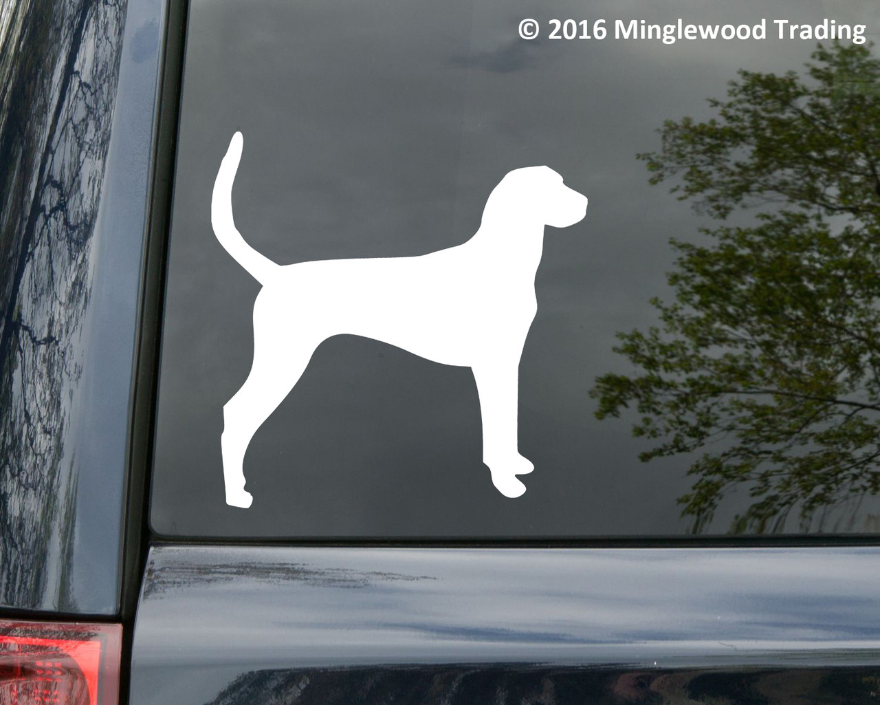 FOXHOUND Vinyl Sticker  Dog Puppy American English - Die Cut Decal