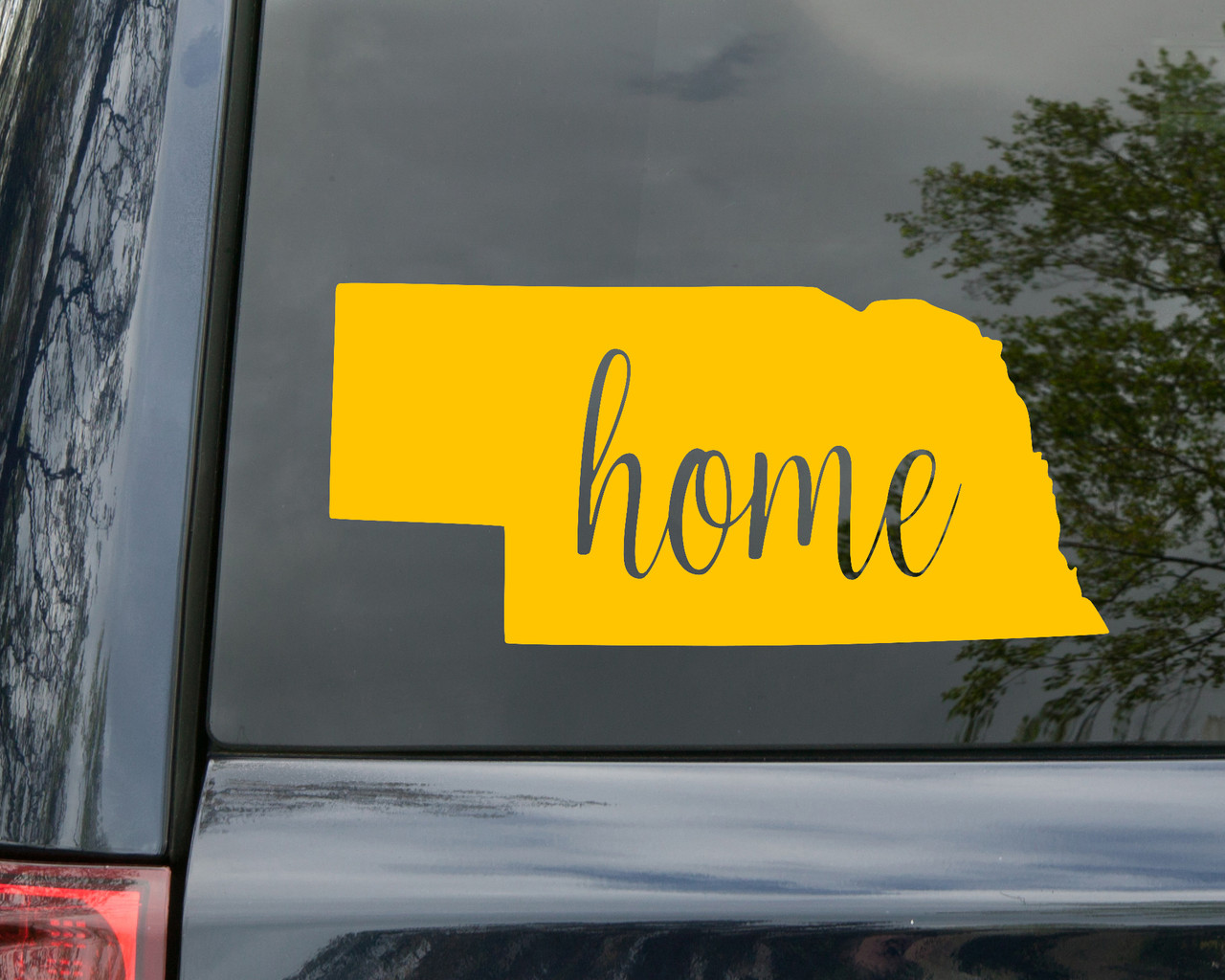 Nebraska Vinyl Decal - Home State Native Nebraskan - Die Cut Sticker