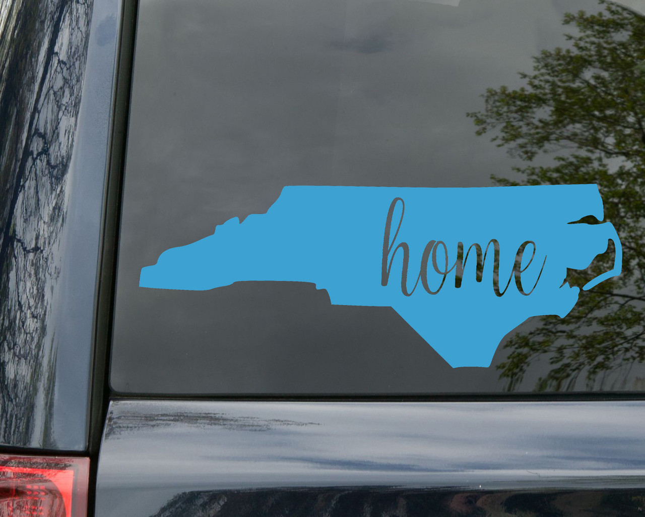 North Carolina Vinyl Decal - Home State Native North Carolinian - Die Cut Sticker
