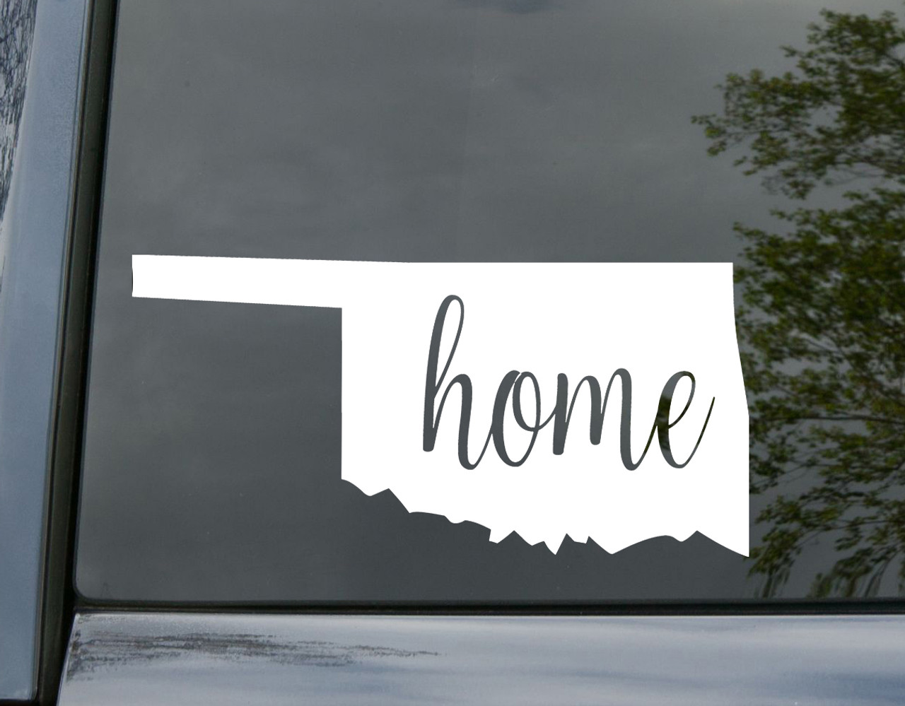 Oklahoma Vinyl Decal - Home Sooner State Native Oklahoman Okie - Die Cut Sticker