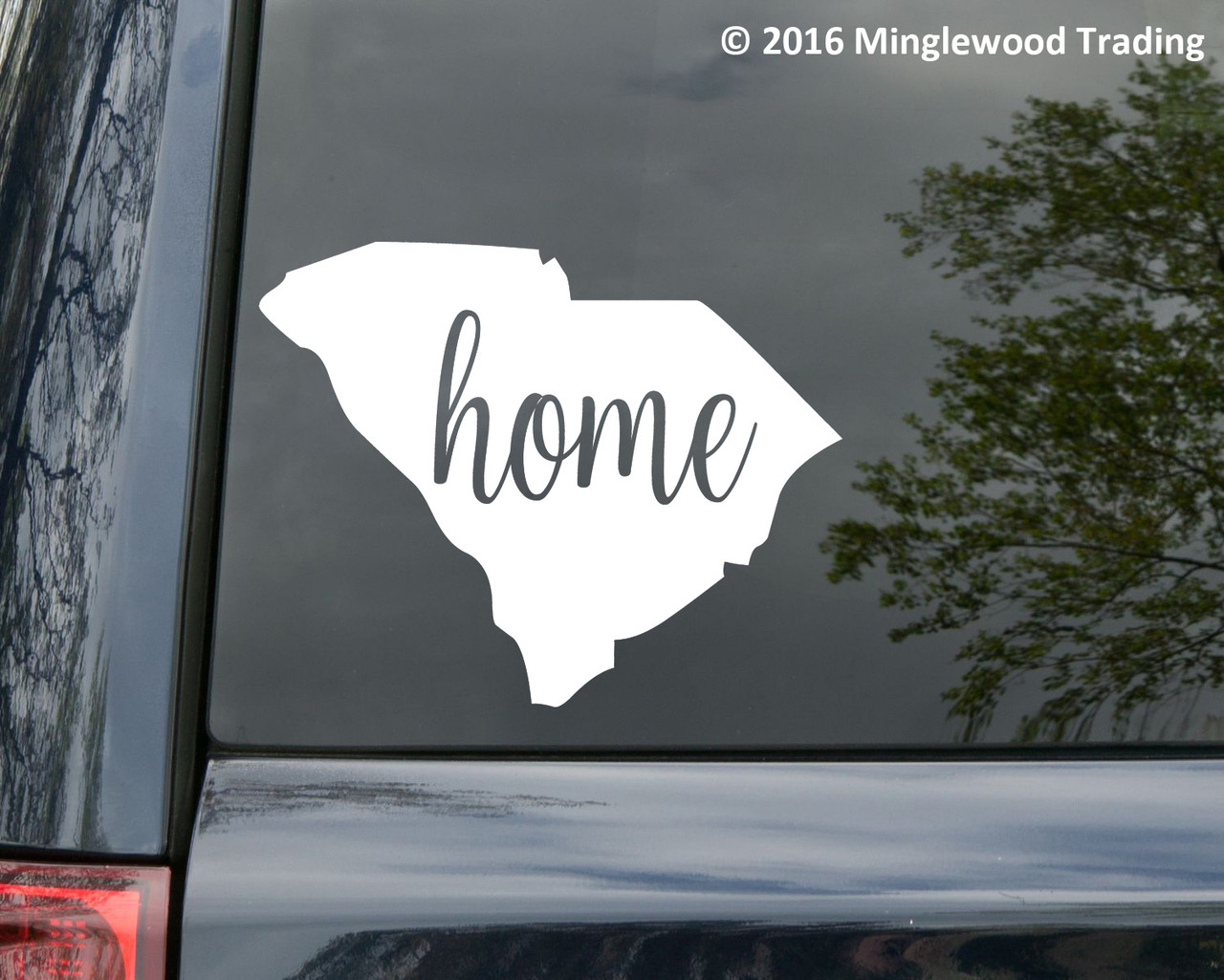 South Carolina State vinyl decal sticker 6" x 4.75" SC Home