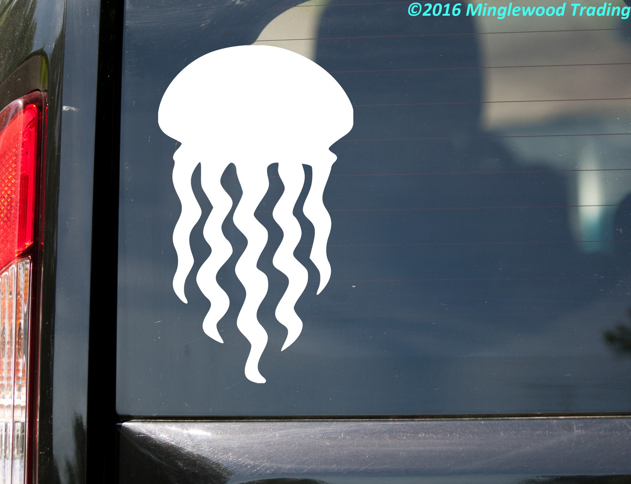 JELLYFISH Vinyl Sticker - Jellies Ocean Sting Beach - Die Cut Decal