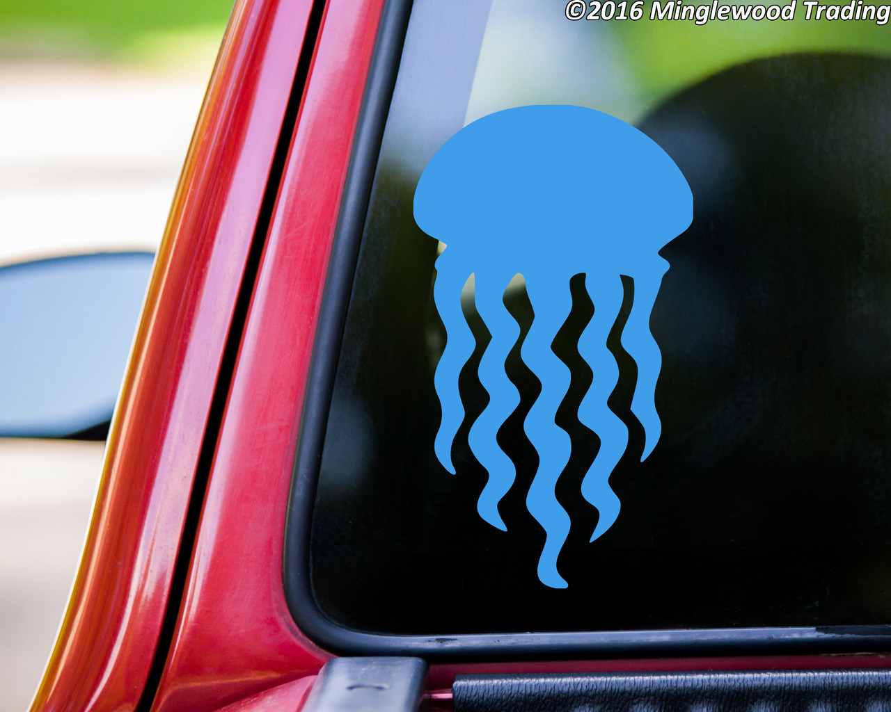 JELLYFISH Vinyl Sticker - Jellies Ocean Sting Beach - Die Cut Decal