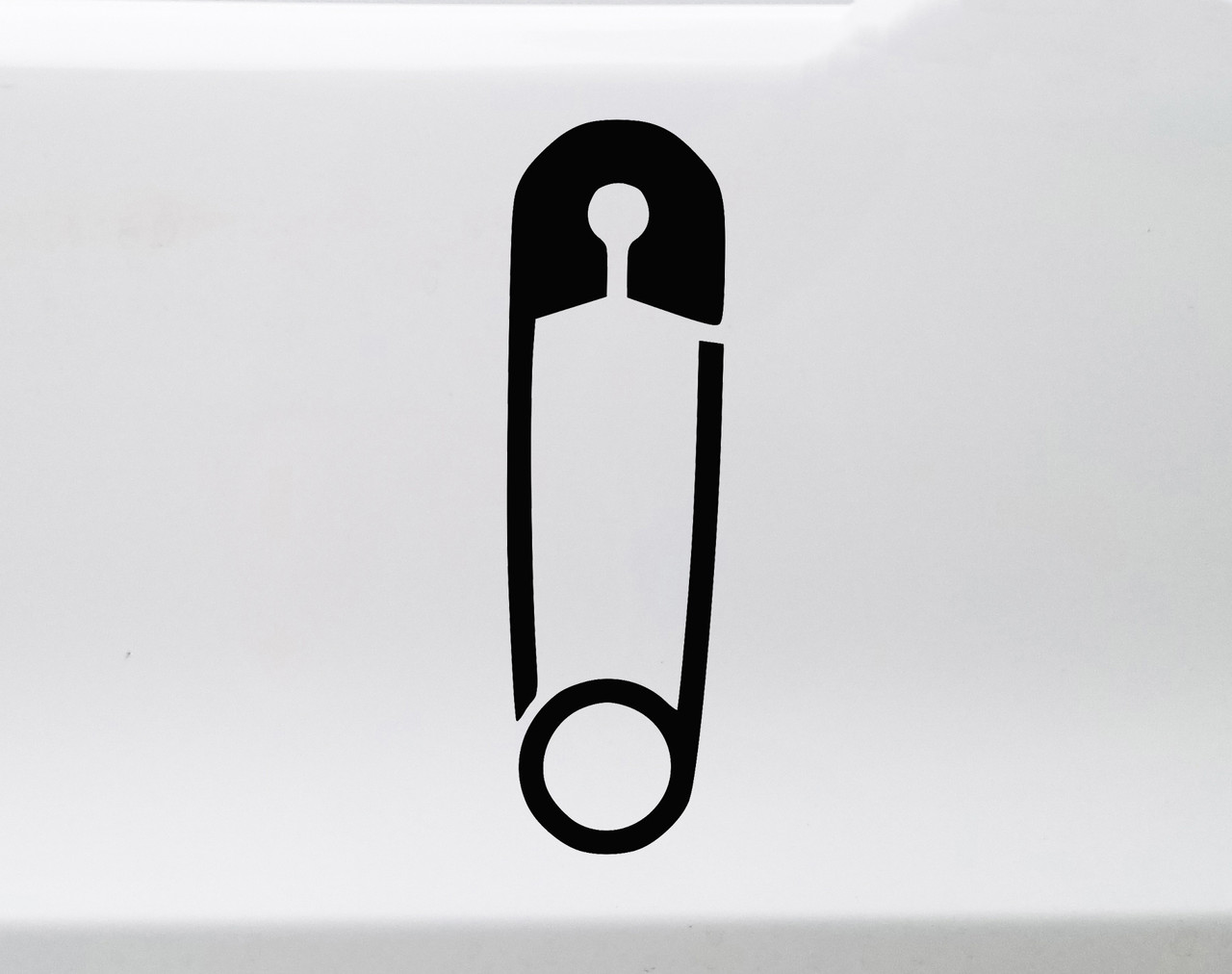 Safety Pin Vinyl Decal - Die Cut Sticker