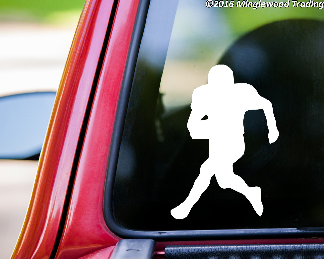 FOOTBALL PLAYER -V2- Vinyl Sticker - Running Back Wide Receiver - Die Cut Decal