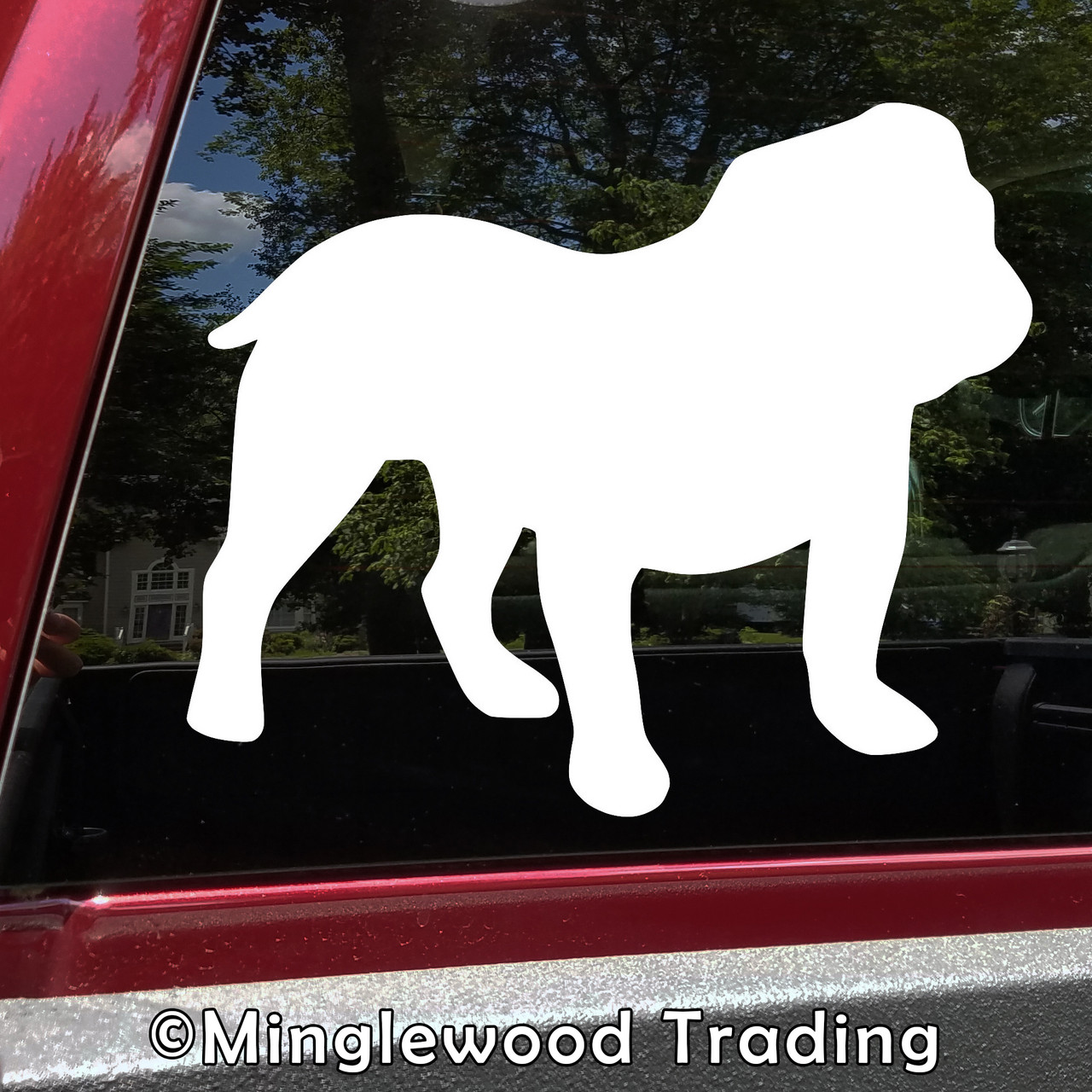 BULLDOG Vinyl Sticker - English British Dog Puppy Canine - Die Cut Decal