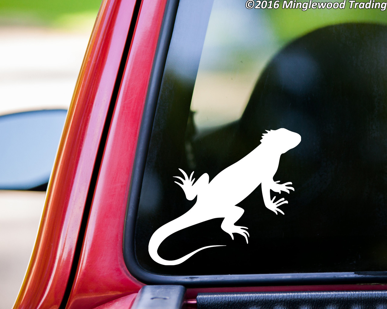 Iguana Vinyl Decal - Pet Lizard Reptile - Die Cut Sticker