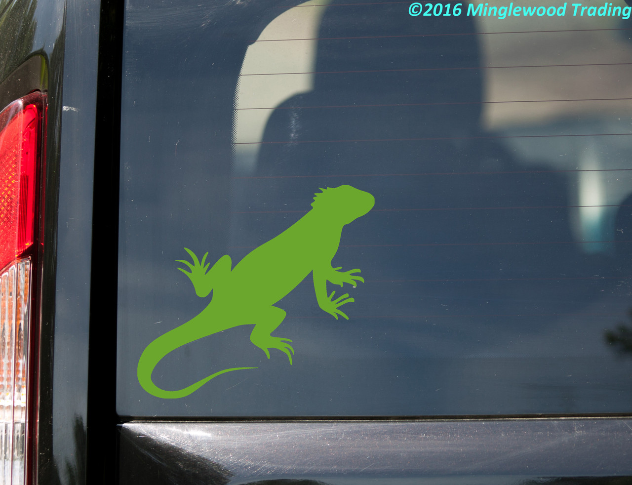 Iguana Vinyl Decal - Pet Lizard Reptile - Die Cut Sticker