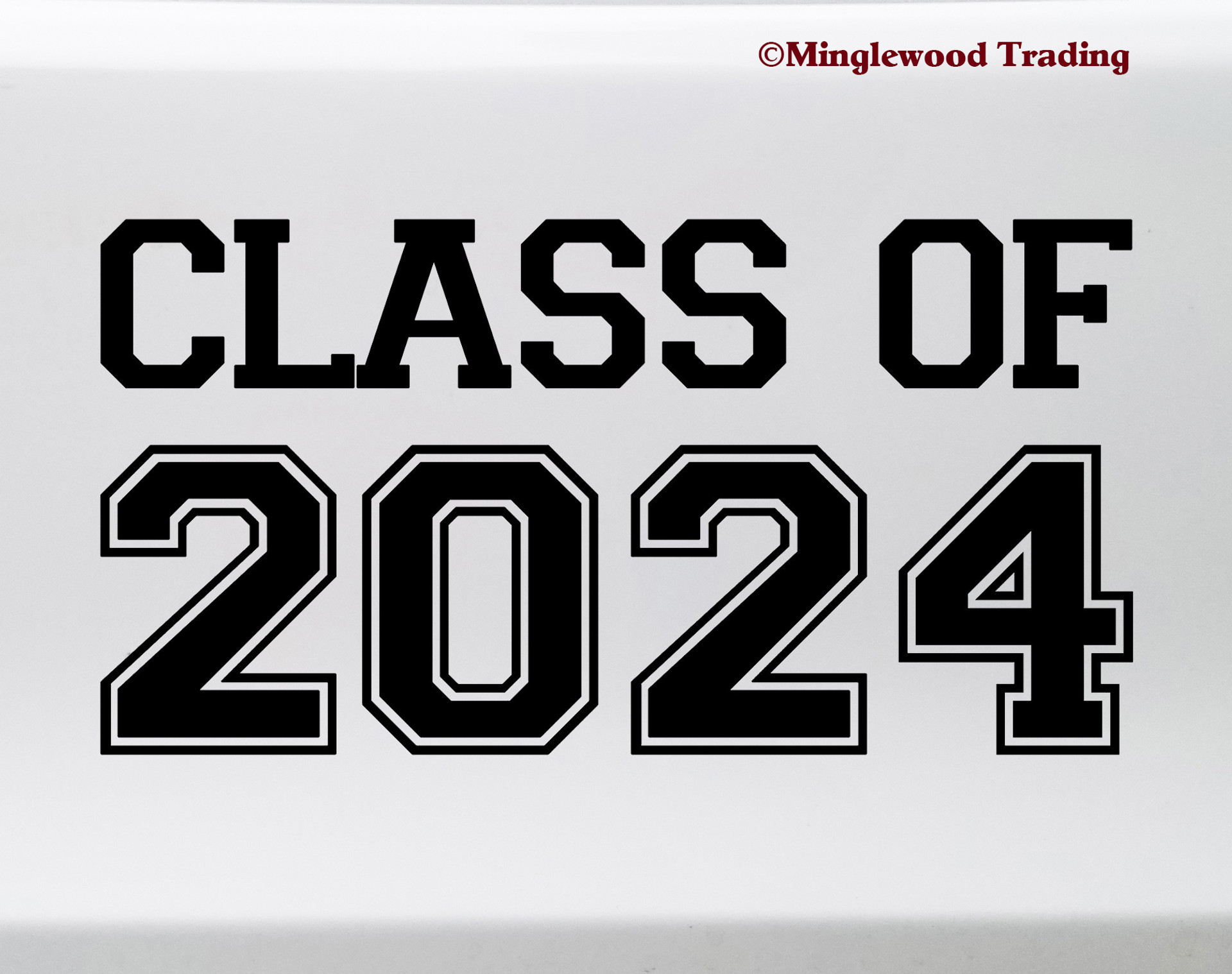 Class Of 2024 Vinyl Sticker Graduate High School College Die Cut Decal   Classof2024 1  90113.1583082919 