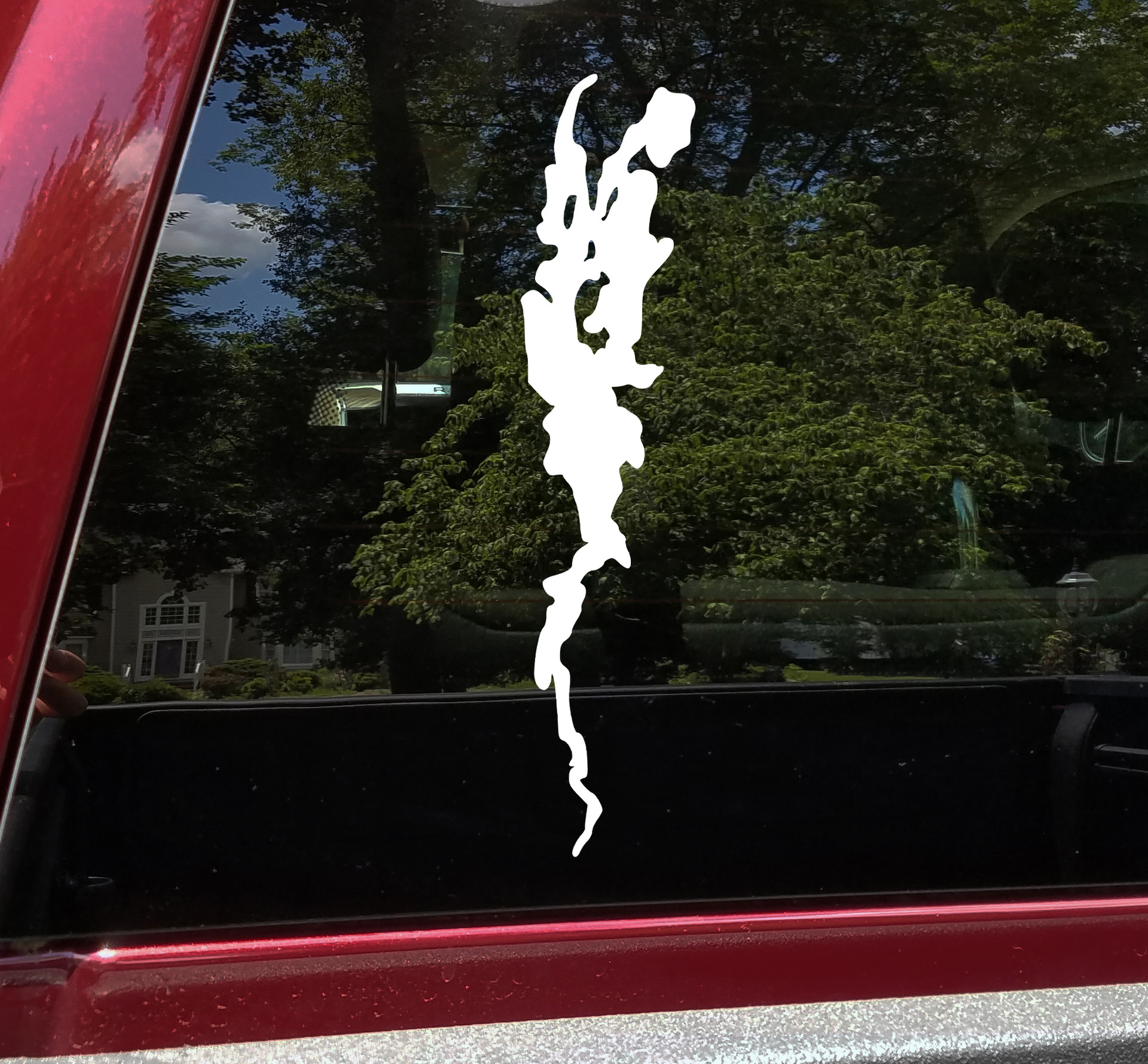 Lake Champlain Outline Vinyl Decal Vermont New York Adirondack Die