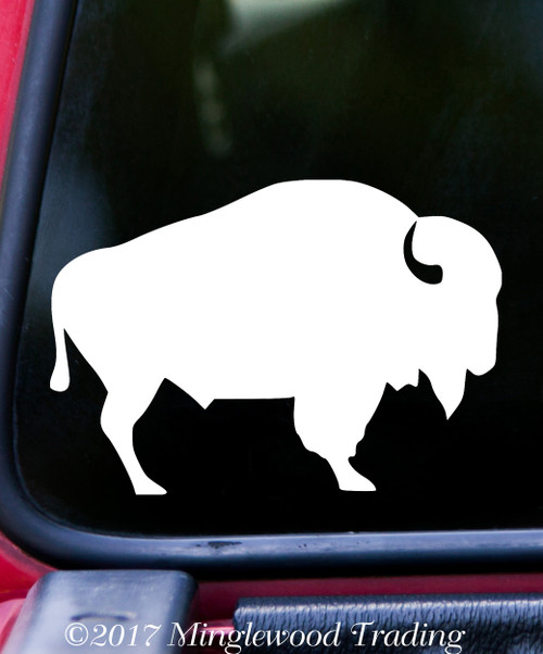 Buffalo V1 Vinyl Decal - Bison Wisent Prairie Animal - Die Cut Sticker
