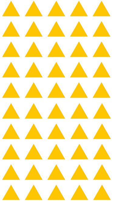 TRIANGLES - 50 1" Vinyl Decal Stickers - Classroom Decorations Home Decor