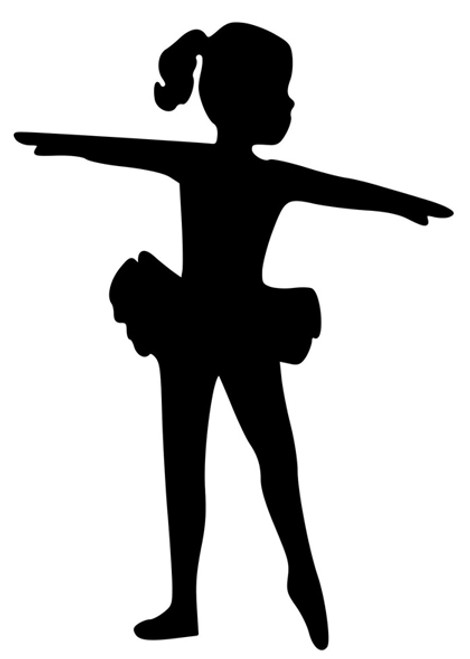 BALLET DANCER -V4- Vinyl Sticker - Ballerina Girl Toe Tap - Die Cut Decal