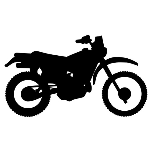 DIRT BIKE 6" x 3.5" V2 - Vinyl Decal Sticker - Motocross Motorcycle