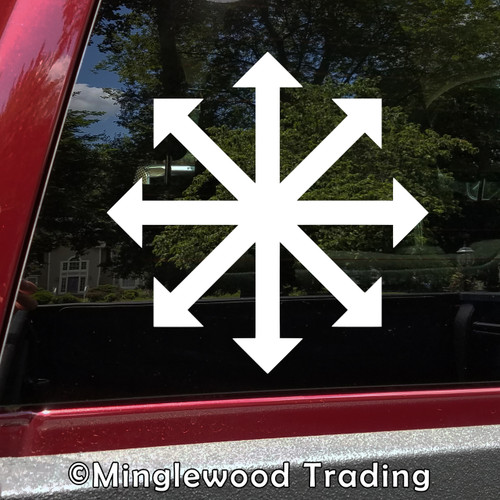 STAR AND CRESCENT - Vinyl Decal Sticker - Moon - Islam Symbol - Minglewood  Trading