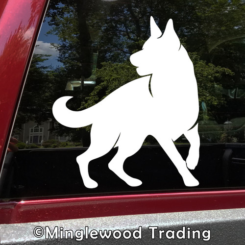 German Shepherd Vinyl Decal V3- Dog GSD Puppy Alsatian K9 Canine - Die Cut Sticker